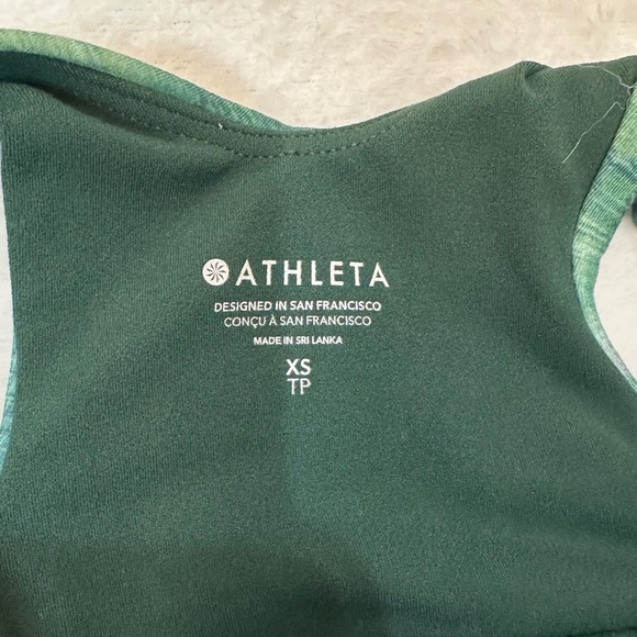 Athleta Green Fitted Crop Tank Top - Picture 12 of 12